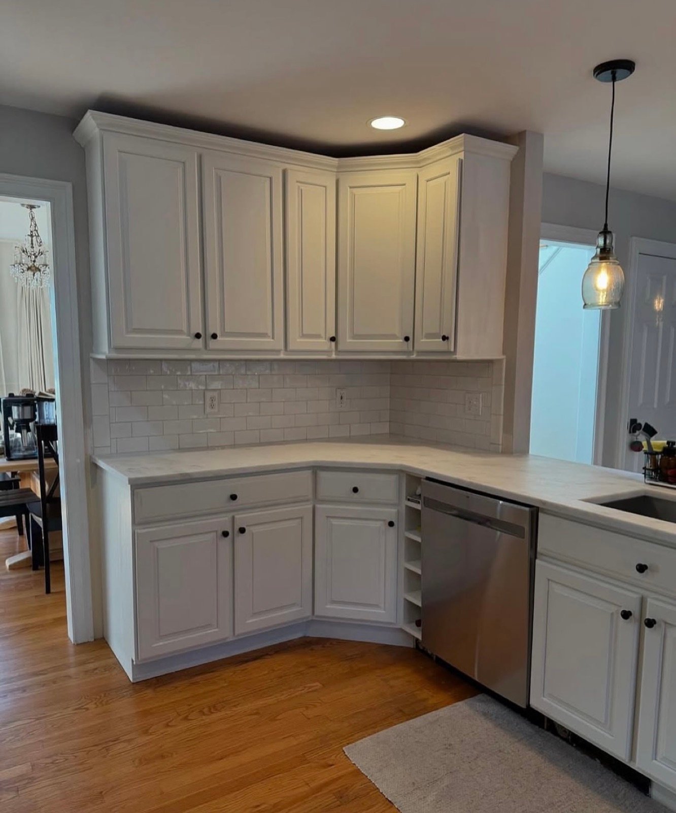 Backsplash installation